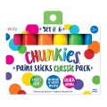 126-013 Chunkies Farba w Kredce, Klasyczne Kolory, 6 szt.
