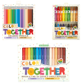 Zestaw Color Together to wszystkie kolory które narysujesz dwoma rodzajami kredek i flamastrami